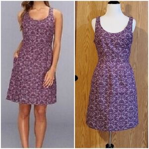 Jack by BB Dakota sleeveless purple cut out back sheath dress size 2
